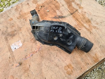 Труба решітка радіатора інтеркулер seat skoda audi vw 1.9 фото №1