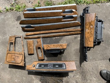 32 bmw f01 f02 планки декоративний дерево декори фото №1