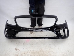 Mercedes c-klasa w205 amg рестайлинг 18-21 бампер перед переднее pdc фото №1