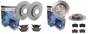 Диски гальмівні колодки p+t bosch seat leon i ibiza iv v фото №1