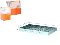 Knecht фильтр салонный audi a4 1.9 tdi 8e2. b6 фото №1