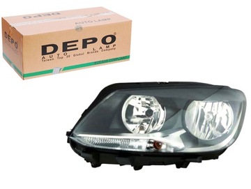 Depo фара vw caddy iii 09.10-05.15 le фото №1