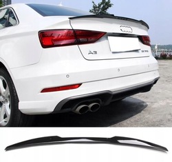 Спойлер накладка спойлер спойлер m4 стиль audi a3 s3 8v чёрный блеск фото №1