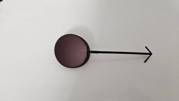 Seat altea xl 2006-2015 заглушка бампера фаркоп зад 5p8807441a коричнева фото №1