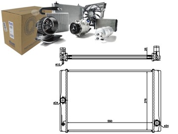 Радиаторов воды toyota auris van 1.4 d-4d nde180_ фото №1