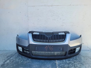 Skoda fabia ii 2 scout бампер перед переднее фото №1