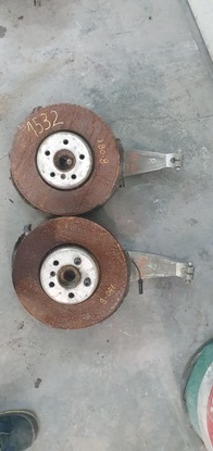 Поворотный кулак p перед +ступица +диск bmw g11 6861192 фото №1