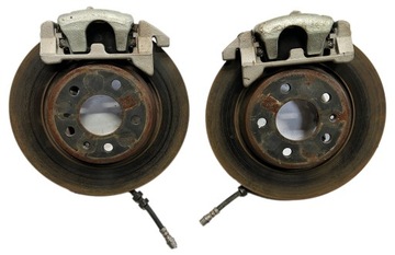 Audi a6 c7 затискачі диски гальмівні колодки гальмівні зад jak нове 20km! фото №1