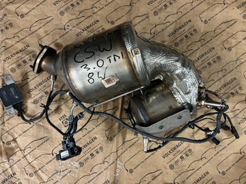 Dpf фильтр cząsteczek твердых audi csw crt 3.0tdi 8w 4m 4g a6 q7 8w0254750g фото №1