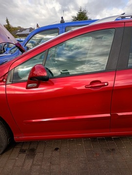 Peugeot 308 sw t7 04-14 дверь левая передние перед код краски правая фото №1
