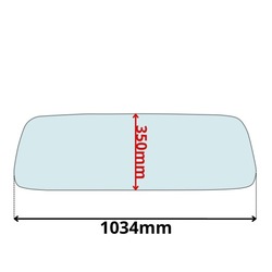 Скло задня стіна перегородкова kia k2000 k2500 k2700 5200 фото №1