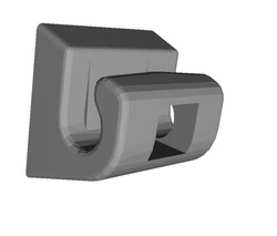 Зажим козырёк солнцезащитный mercedes c w204 фото №1