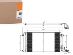 Nrf конденсатор кондиционера audi a1 s1 quattro 8x1 фото №1