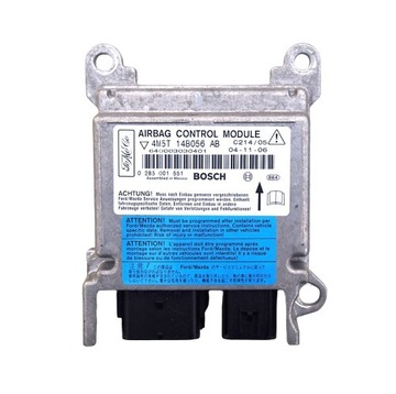 Модуль датчик подушок подушка безпеки ford c-max mk1 / focus mk2 4m5t-14b056-ab фото №1
