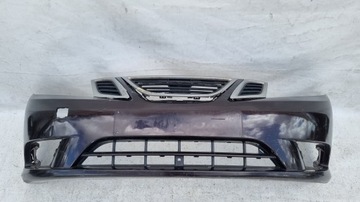 Бампер saab 9-3 ii рестайлінг 08-12 перед bez дірка фото №1