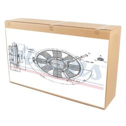 Вентилятор радіатор do audi кабріолет b3 1.8 фото №1