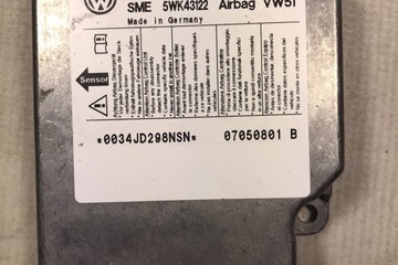 Модуль подушка безопасности vw transporter v t5 фургон 1c0909605a 2005 фото №1