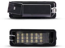Лампочки номерного знака реєстраційний led vw passat b6 golf v vi vii polo eos фото №1