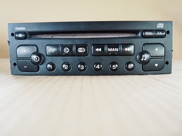 Peugeot citroen радіо заводські cd clarion rd3-01 96610423xt pu-2859a фото №1