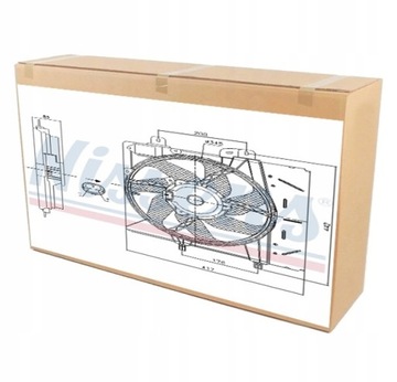 Nissens 85991 вентилятор, охлаждение двигателя фото №1