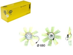 Wentulator радиатор hella f4672 c4867 97264 64006 фото №1