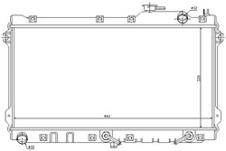 Nissens радіаторів двигуна mazda mx-5 i 1.6/1.8 05. фото №1