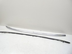 Bmw f11 рейлінги дахові alu хром satynowane комплект 2 штук фото №1