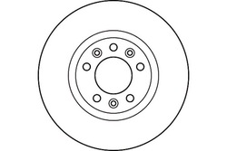 Диски гальмівні 2szt peugeot перед 407 508 607 00 фото №1