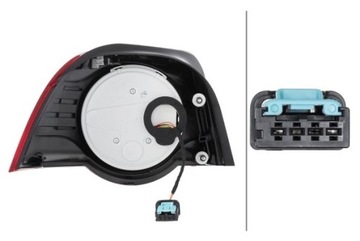 Лампа задняя led 2va 009 246-141 hella vw eos фото №1