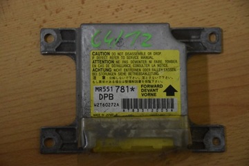 Модуль датчик подушек подушка безопасности mr551781 pajero iii фото №1