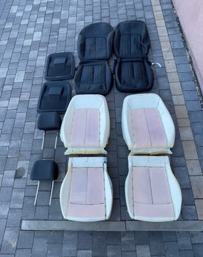 Audi a6 a7 сиденье обивка кожа фото №1