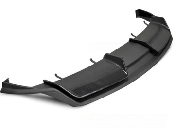 Дифузор накладка бампера заднього sport стиль do tesla модель 3 17-23 фото №1