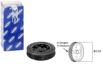 Sasic 4000701 колесо ременное, wał коленчатый фото №1