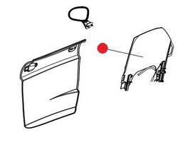 Стекло правая дверь chatenet ch40 ch46 оригинал фото №1