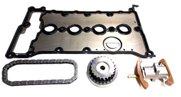 Набор цепи распределительный вал фазатор вариатор audi vw, 2.0 alt фото №1