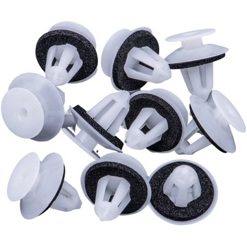 10x кліпса оббивка двері багажника стеля mercedes smart a0069884378 фото №1