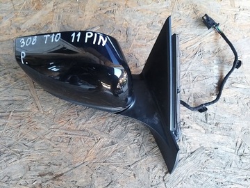 Зеркало правые 11 pin peugeot 308 t10 фото №1