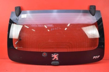 Скло зад задня peugeot 107 3d 05-08 фото №1
