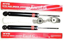 2x амортизатор задній kayaba + відбійники skoda superb фото №1