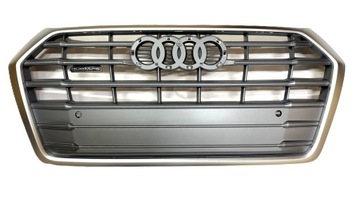 Решітка решітка радіатора audi q5 80a 2016-2020 pdc сатин фото №1