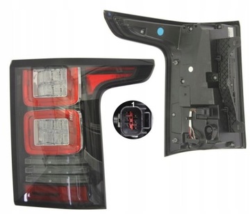 Лампа задня права land rover range 2012- фото №1