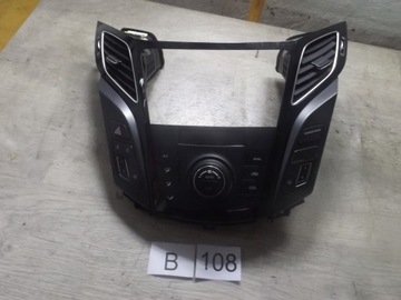 Рамка средняя радио решётки воздуховод hyundai i40 фото №1