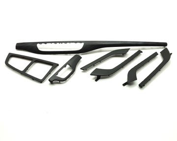 Audi q7 4m декоры планки интерьера комплект фото №1