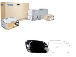 Tyc скло дзеркало 1t0857521d 6471104 4040g01 vw71 фото №1