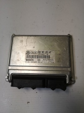 A6 c5 компьютер двигателя 2,8d 4d0907551af фото №1