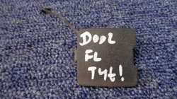 Заглушка бампера 735455562 fiat doblo 2 ii opel combo d 2010- задня фото №1