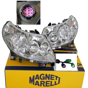 2x фара citroen jumper fiat ducato peugeot boxer do 2014r + адаптеры фото №1