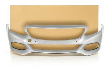 Бампер переднє mercedes клас c w205 2014-2021 - колір срібний 775 фото №1