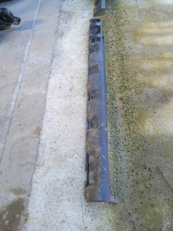 Sandero stepway ii рестайлінг планка накладка порога поріг фото №1