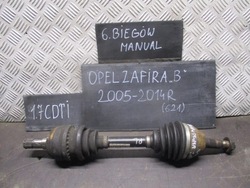 Піввісь лівий перед 13214836 opel zafira b 05-14r фото №1